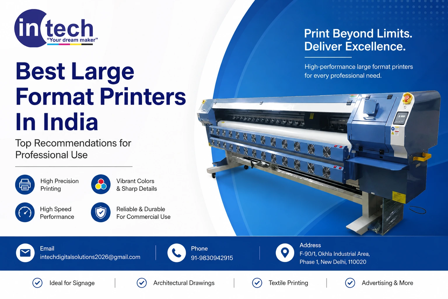 Best Large Format Printers In India