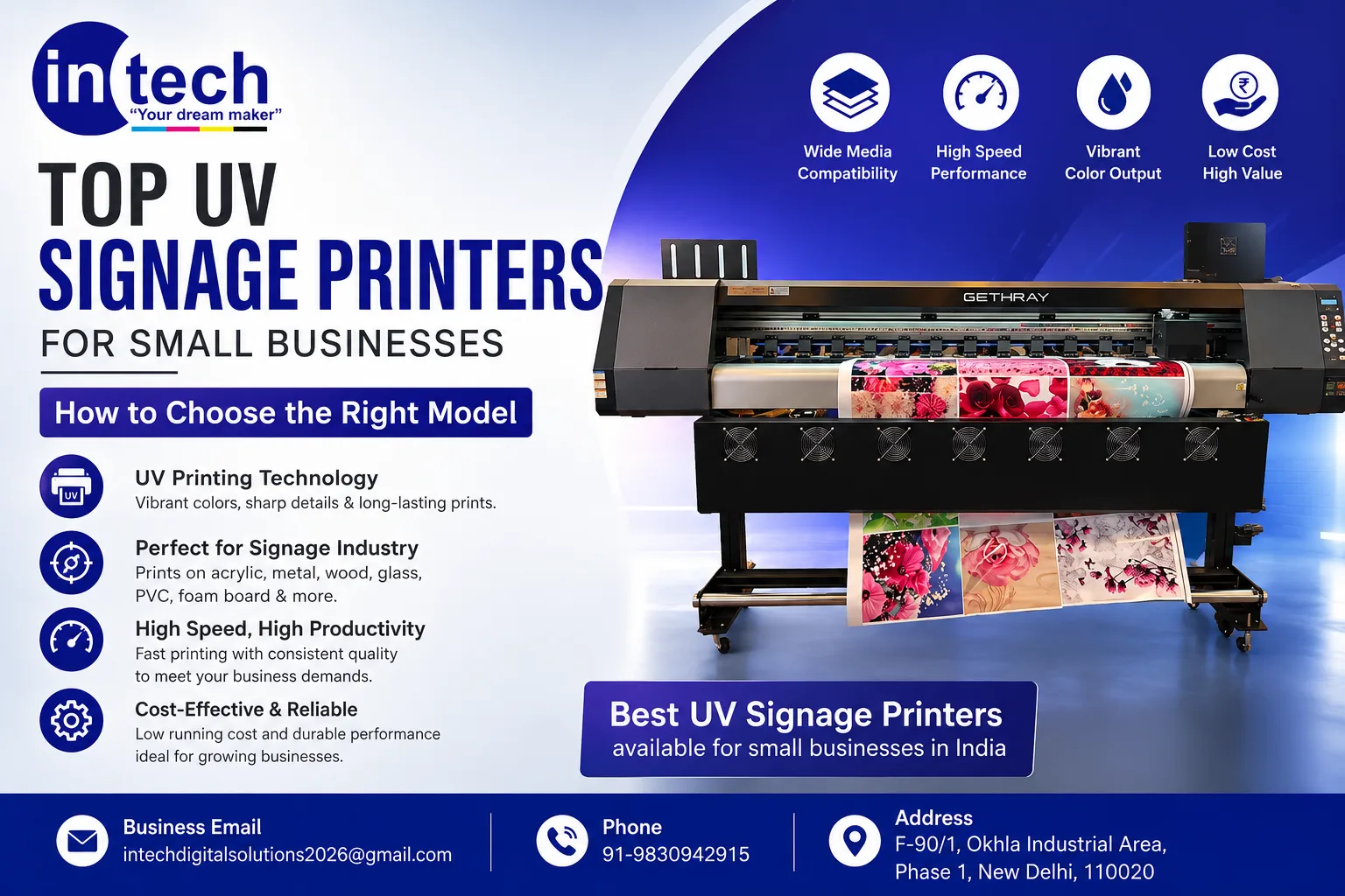 UV Signage Printers For Small Businesses